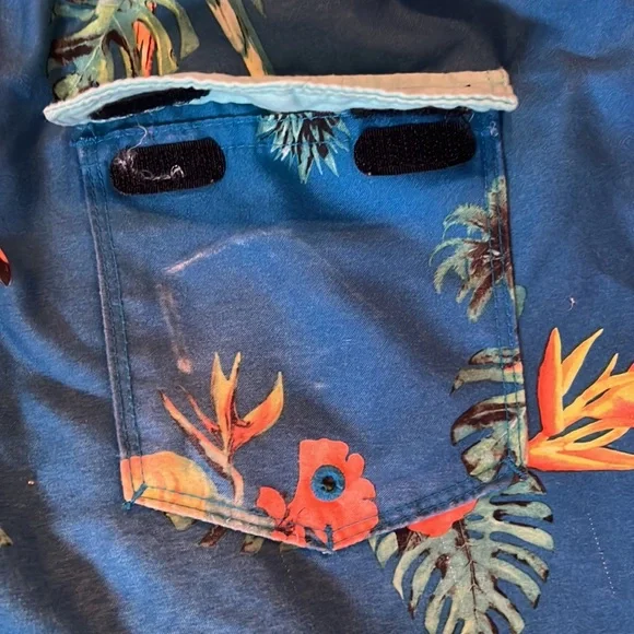 Hurley Tropical Lined Swim Trunks - Picture 6 of 7